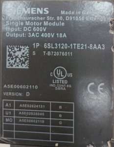 درایو Siemens مدل 6SL31201TE218AA3 1 WhatsApp Image 2025 04 12 at 16.05.49